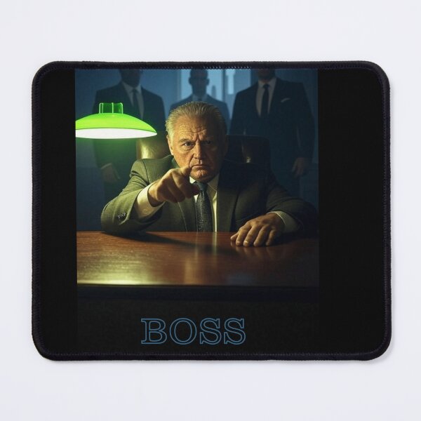 Item preview, Boss w text designed and sold by SteamyArt.