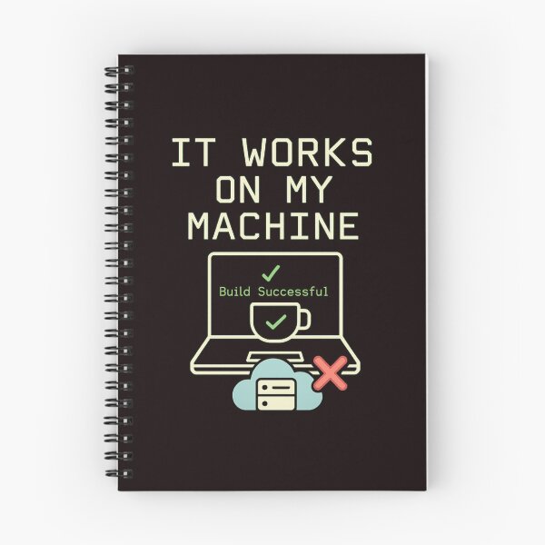 Item preview, It Works On My Machine – Funny Developer Terminal Design designed and sold by Tadeusz1.