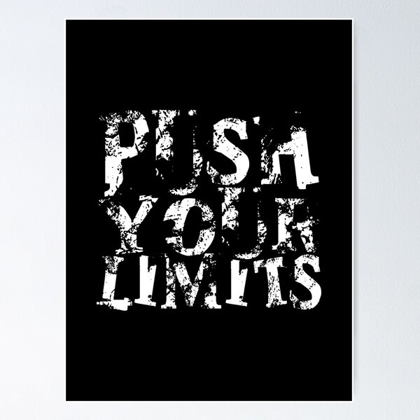 Item preview, Push Your Limits Gym Beast Mode | Fitness Motivation designed and sold by typoinspired.