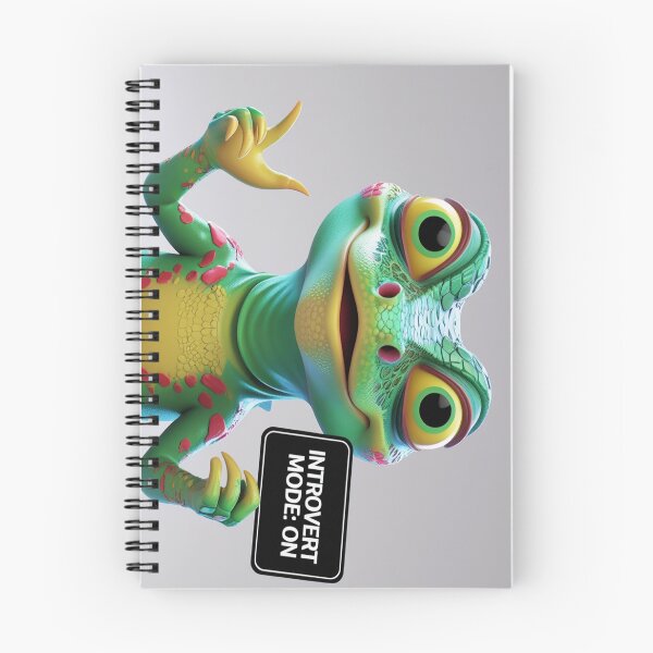 Item preview, Lizard Meme – Introvert Mode: ON | Funny Reptile Humor Design designed and sold by KnzSHOPPING.