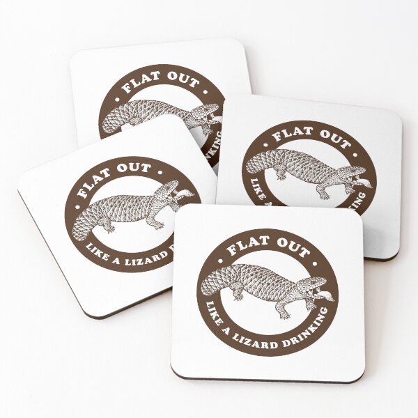 Item preview, Flat out like a lizard drinking - brown designed and sold by cam-graphics.