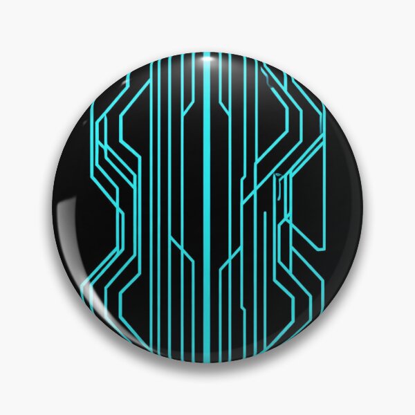 Item preview, Futuristic Neon Circuit Board | Sci-Fi Symmetrical Tech Design designed and sold by Purti123.