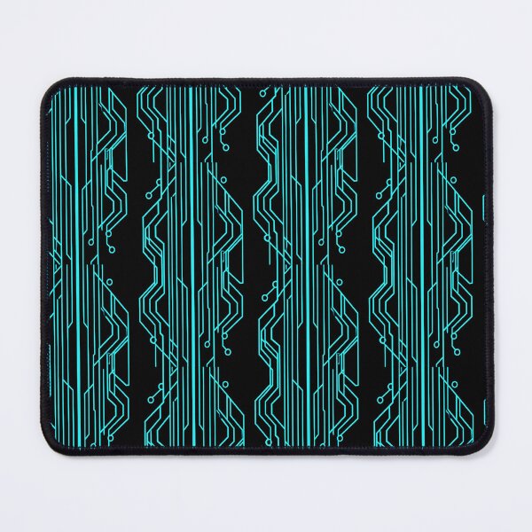 Item preview, Futuristic Neon Circuit Board | Sci-Fi Symmetrical Tech Design designed and sold by Purti123.