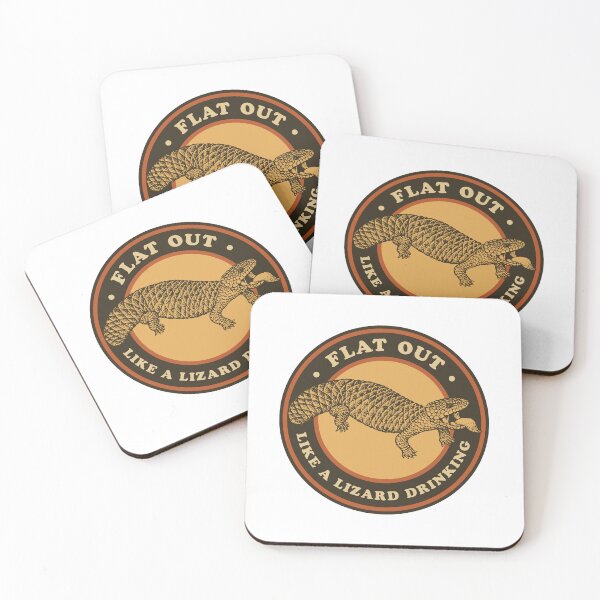 Item preview, Flat out like a lizard drinking - vintage colours designed and sold by cam-graphics.