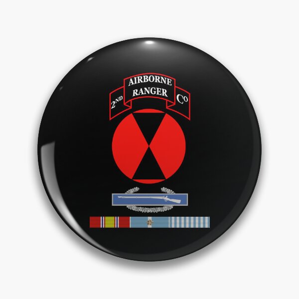 Item preview, 2nd Ranger Infantry Co - 7th ID SSI w CIB KOREA SVC X 300 designed and sold by Military Insignia Products.