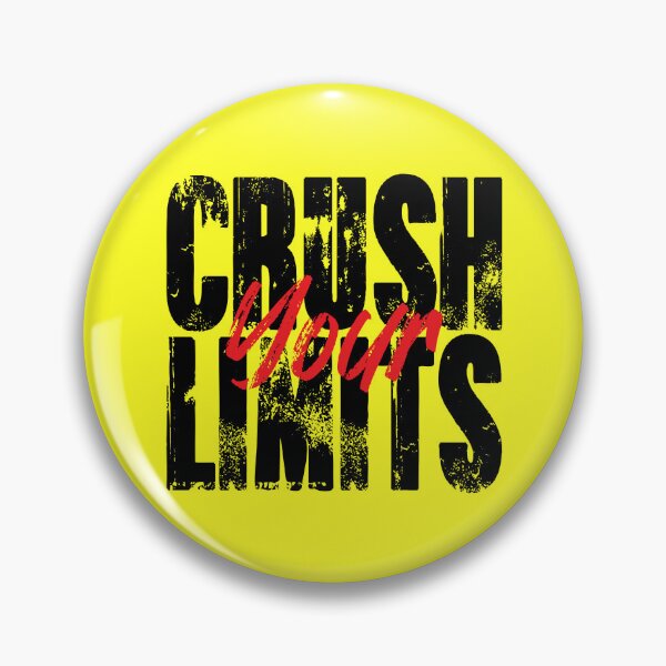 Item preview, Gym Motivational Quote | Crush Your limits designed and sold by typoinspired.