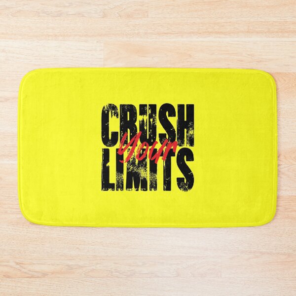 Item preview, Gym Motivational Quote | Crush Your limits designed and sold by typoinspired.