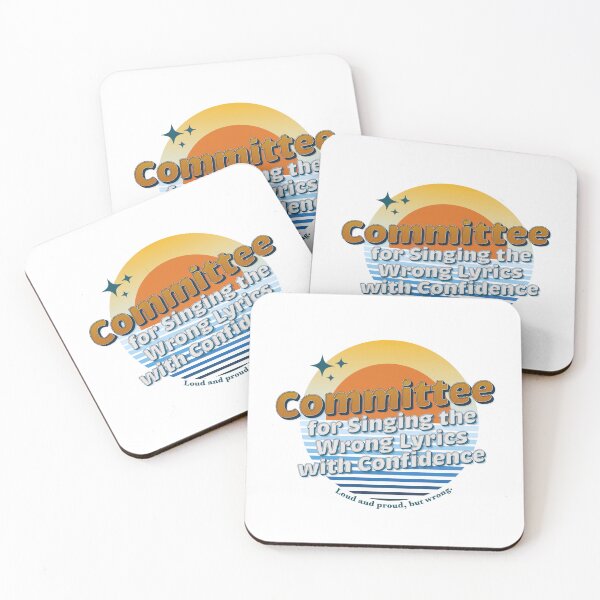 Item preview, Committee for Singing the Wrong Lyrics with Confidence designed and sold by Milena R..