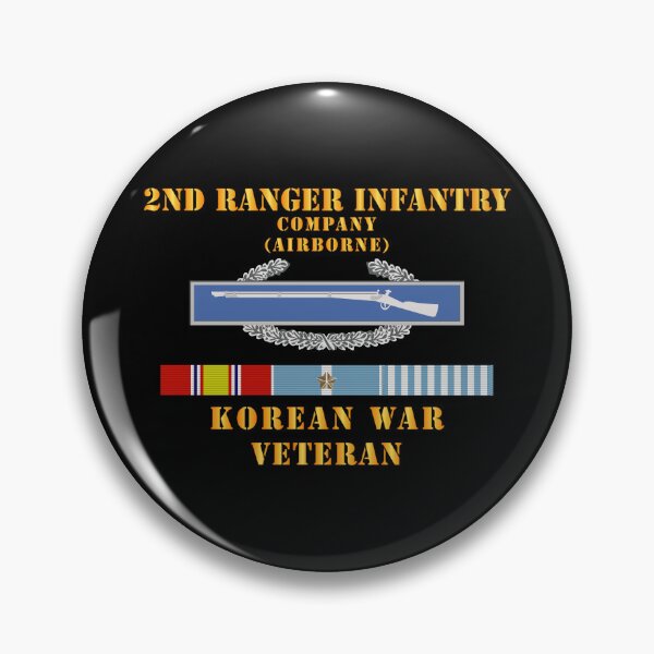 Item preview, 2nd Ranger Infantry Company (Airborne) w CIB w KOREA SVC x 300 designed and sold by Military Insignia Products.