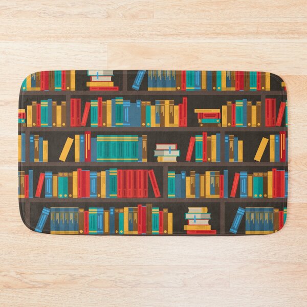Item preview, Colorful Bookshelf Pattern – Seamless Library Design designed and sold by Josinta.