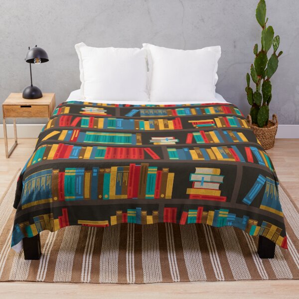 Item preview, Colorful Bookshelf Pattern – Seamless Library Design designed and sold by Josinta.