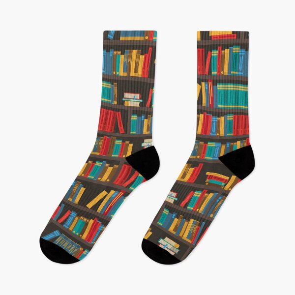 Item preview, Colorful Bookshelf Pattern – Seamless Library Design designed and sold by Josinta.