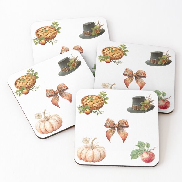 Item preview, Seasonal harvest decorations featuring pumpkins, apples, and a traditional hat in a delicate arrangement for autumn celebrations designed and sold by Ms. Iryna.