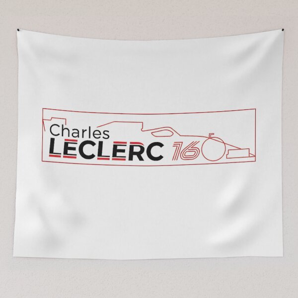 Item preview, Charles Leclerc F1 Car Typography designed and sold by Studio F1Grid.