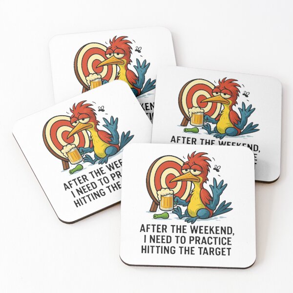 Item preview, Funny Woodpecker Meme – After Weekend Training Target designed and sold by OxiSkor.