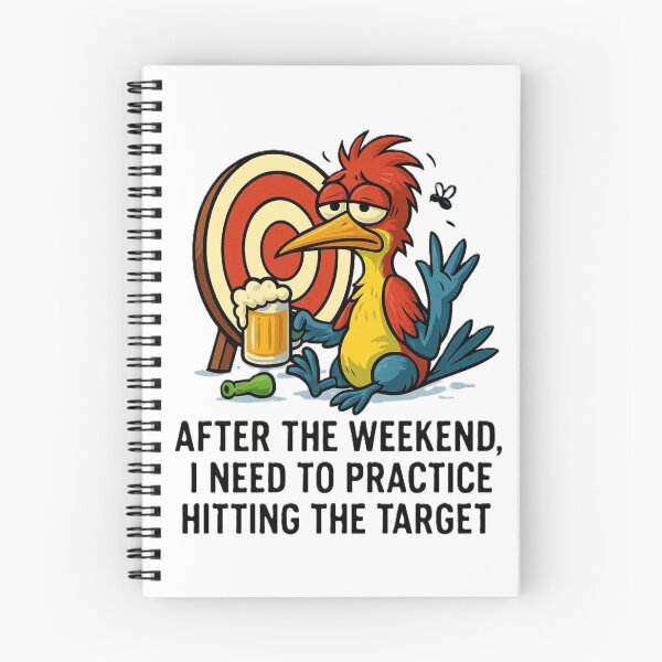Item preview, Funny Woodpecker Meme – After Weekend Training Target designed and sold by OxiSkor.