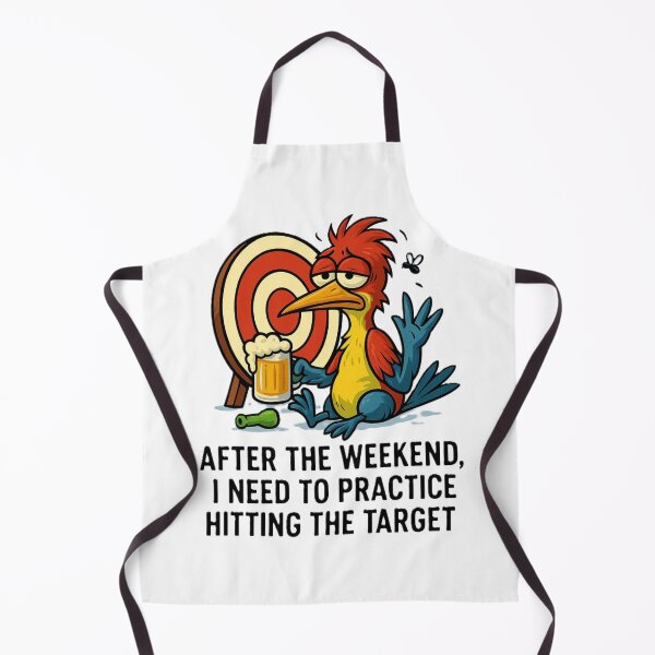 Item preview, Funny Woodpecker Meme – After Weekend Training Target designed and sold by OxiSkor.