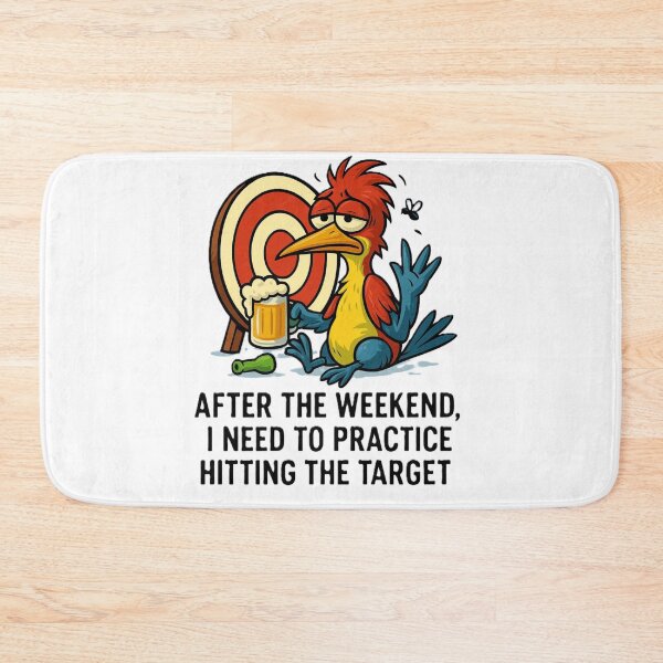 Item preview, Funny Woodpecker Meme – After Weekend Training Target designed and sold by OxiSkor.