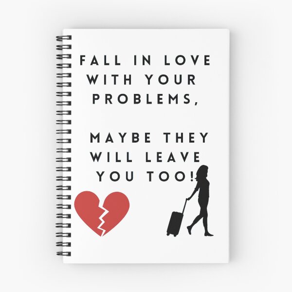 Item preview, Fall in love with your problems, maybe they will leave you too! designed and sold by 3-gen-crafters.