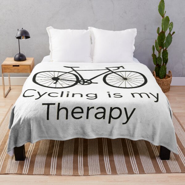 Item preview, Cycling is My Therapy Minimalist Bike Line Art designed and sold by Qbi Cycle & Co. – Cycling Apparel & Accessories.