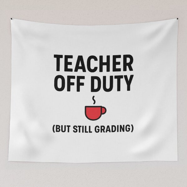 Item preview, Teacher Off Duty But Still Grading T-Shirt | Funny Teacher Life Shirt | Back to School Teacher Gift designed and sold by Mographic997.