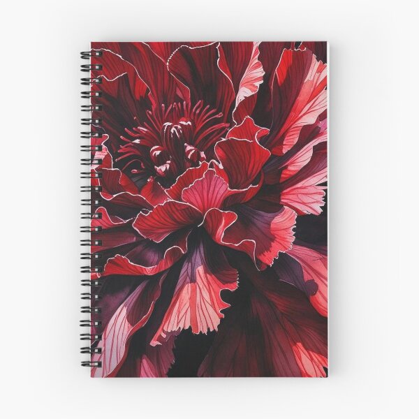 Item preview, Crimson Carnation Bloom designed and sold by BYnomi.