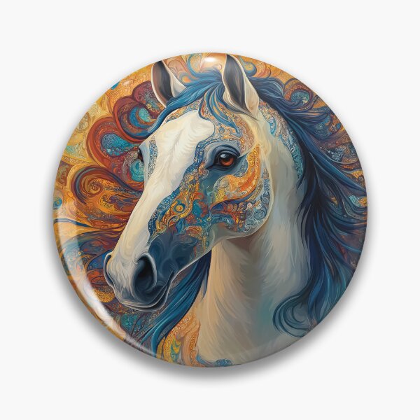 Item preview, A beautiful Arabian horse design with a radial pattern composition. designed and sold by HEMRO.