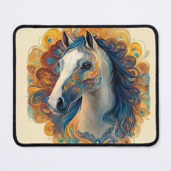 Item preview, A beautiful Arabian horse design with a radial pattern composition. designed and sold by HEMRO.