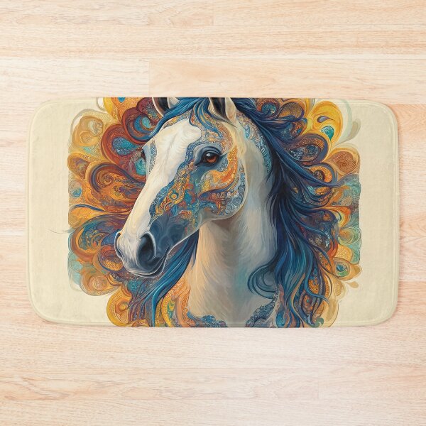 Item preview, A beautiful Arabian horse design with a radial pattern composition. designed and sold by HEMRO.