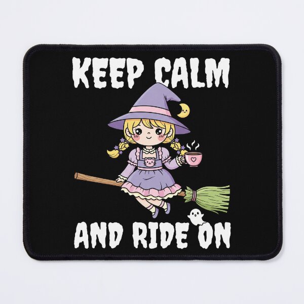 Item preview, KEEP CALM AND RIDE ON - WITCH HALLOWEEN designed and sold by KEF Custom.