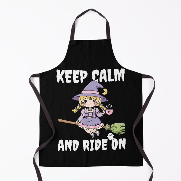 Item preview, KEEP CALM AND RIDE ON - WITCH HALLOWEEN designed and sold by KEF Custom.
