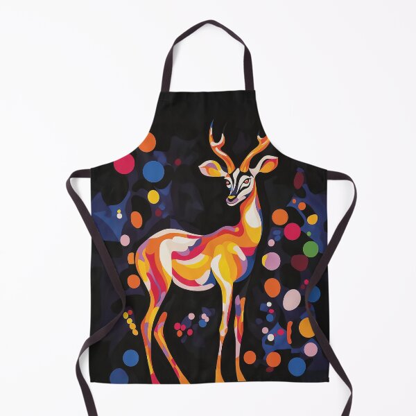 Item preview, A stylized graphic design of an antelope composed of various blobs. designed and sold by HEMRO.