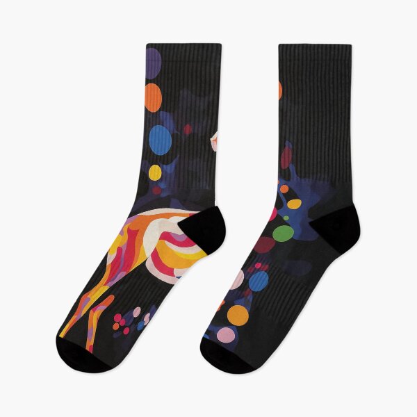 Item preview, A stylized graphic design of an antelope composed of various blobs. designed and sold by HEMRO.