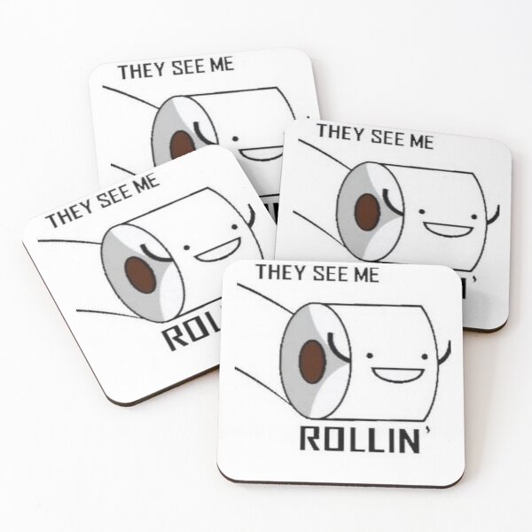 Item preview, funny meme mid 2000s graphic tee they see me rollin designed and sold by SnoozyStore.