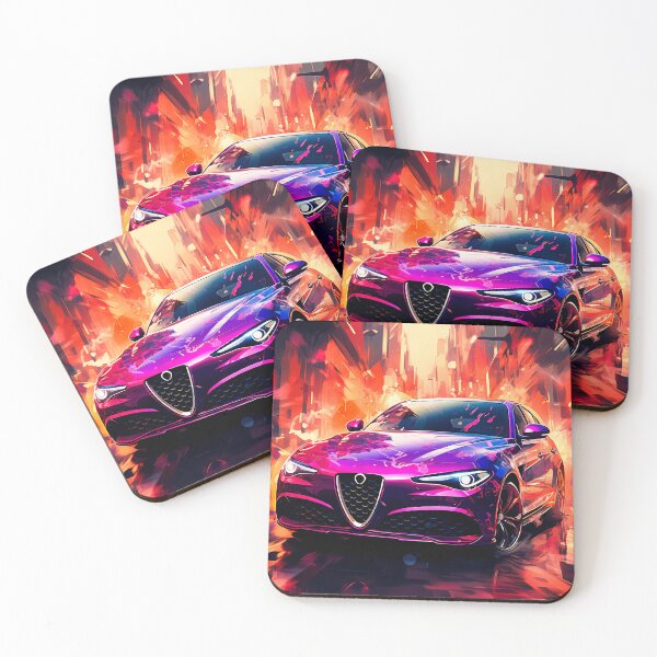 Item preview, Bold Colors And Dynamic Energy Frame Fast Car designed and sold by RevUpDesign.