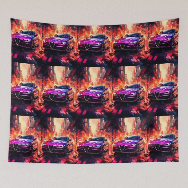 Item preview, Bold Colors And Dynamic Energy Frame Fast Car designed and sold by RevUpDesign.