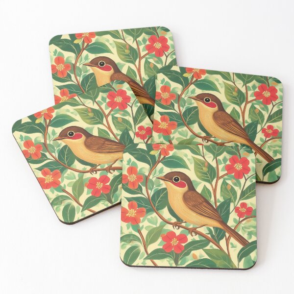 Item preview, A detailed graphic design of a bird in a natural setting. designed and sold by HEMRO.