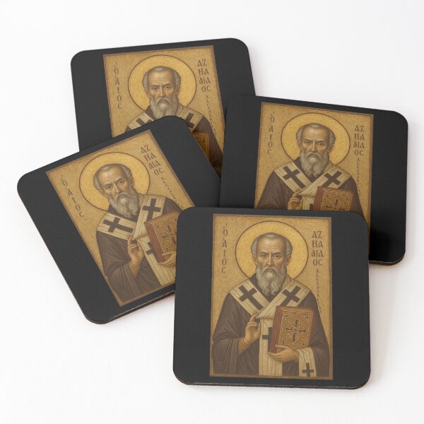 Item preview, Saint Athanasius of Alexandria Icon - Orthodox Icons designed and sold by odyssee-n.