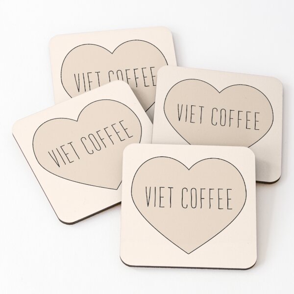 Item preview, Viet Coffee Heart Brown designed and sold by lukassfr.