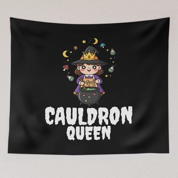 Item preview, CAULDRON QUEEN - WITCH HALLOWEEN designed and sold by KEF Custom.