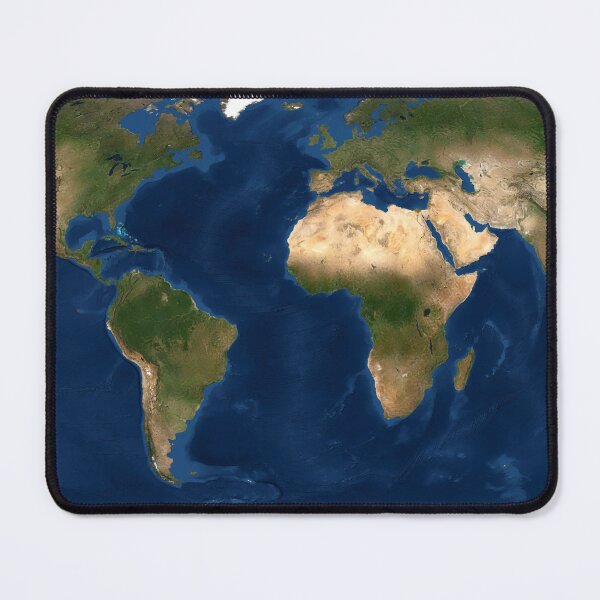 Item preview, Map of the Earth Realistic Satelite Map Without Borders designed and sold by Tiffany Munro.