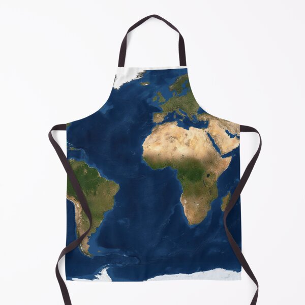 Item preview, Map of the Earth Realistic Satelite Map Without Borders designed and sold by Tiffany Munro.
