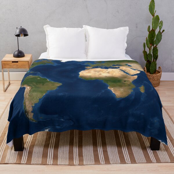 Item preview, Map of the Earth Realistic Satelite Map Without Borders designed and sold by Tiffany Munro.