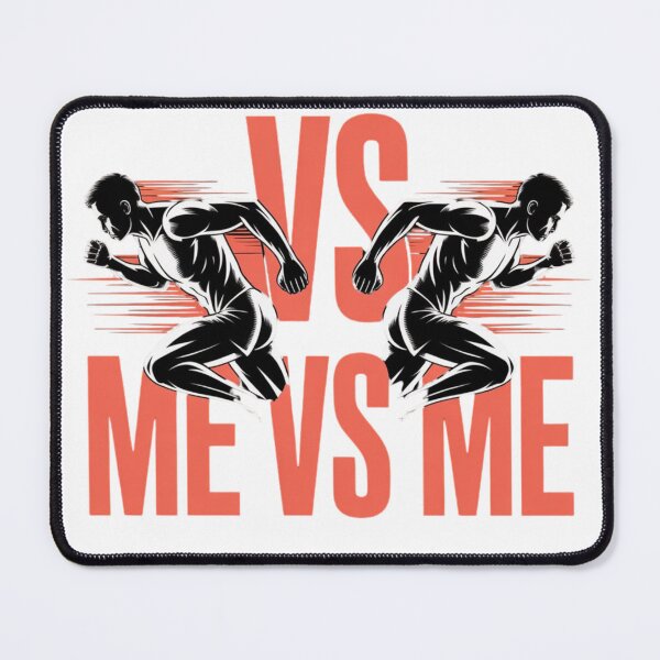 Item preview, ME vs ME - Motivational Fitness Gym - Workout Inspiration Tee designed and sold by NO-STUDIO.