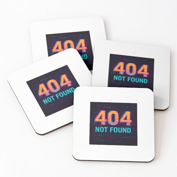 Item preview, 404 Not Found – Retro Futuristic Neon Cyberpunk Print designed and sold by Custom-Arts-AI.