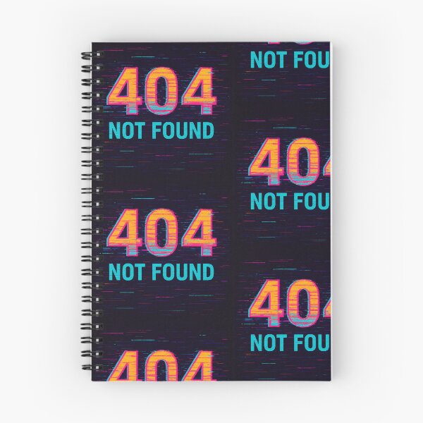Item preview, 404 Not Found – Retro Futuristic Neon Cyberpunk Print designed and sold by Custom-Arts-AI.