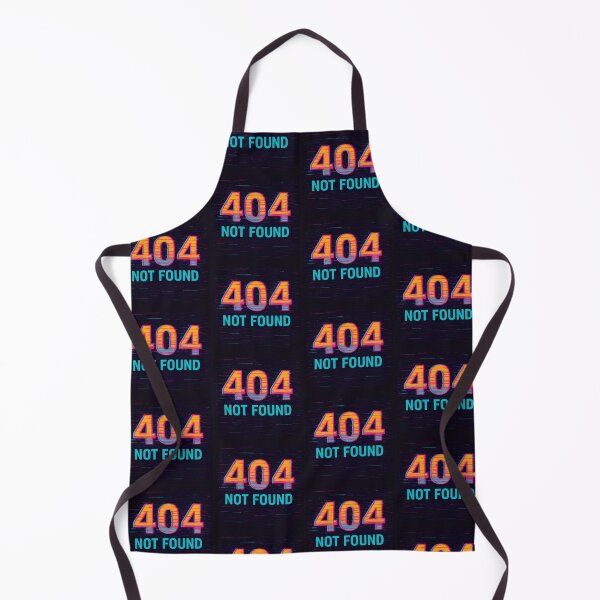Item preview, 404 Not Found – Retro Futuristic Neon Cyberpunk Print designed and sold by Custom-Arts-AI.