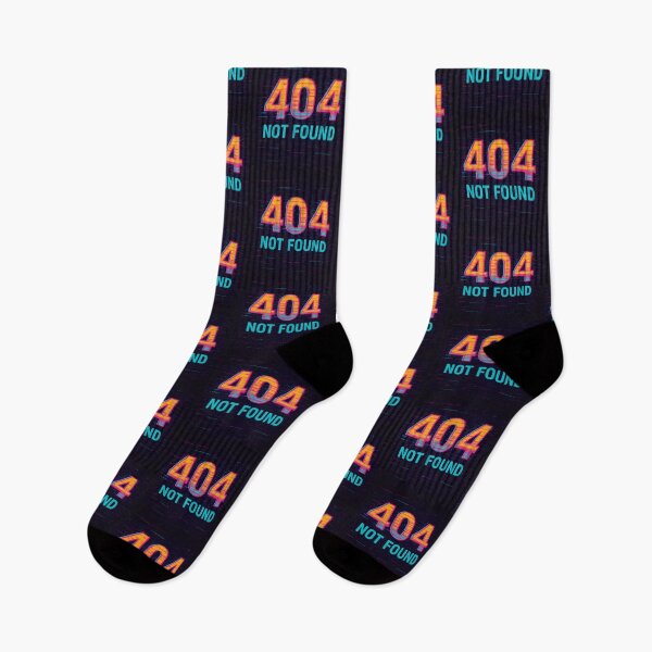 Item preview, 404 Not Found – Retro Futuristic Neon Cyberpunk Print designed and sold by Custom-Arts-AI.