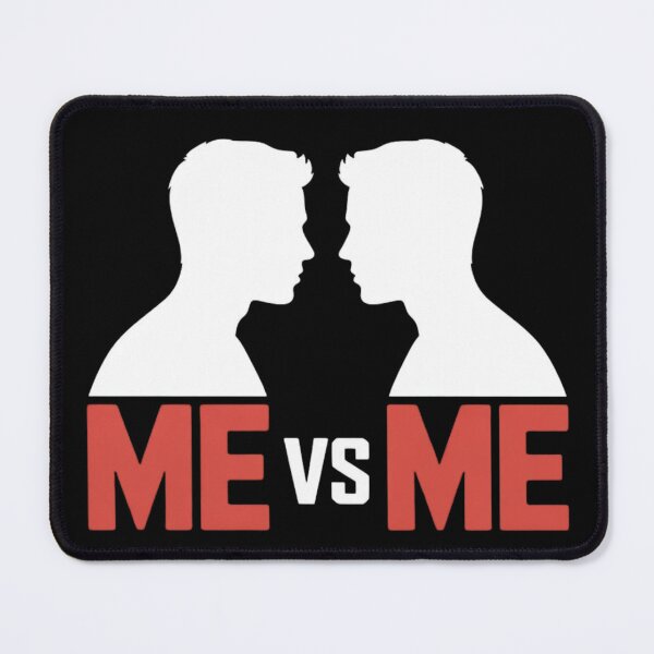 Item preview, ME vs ME - Self Growth Motivational - Mindset and Discipline Tee designed and sold by NO-STUDIO.