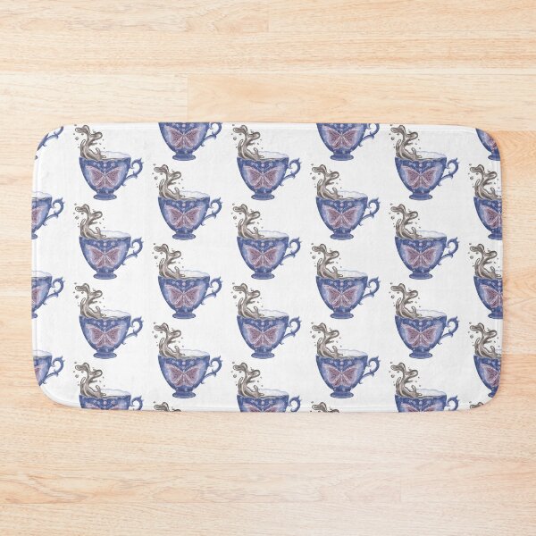 Item preview, Fine china blue teacup designed and sold by pinkyfish1010.